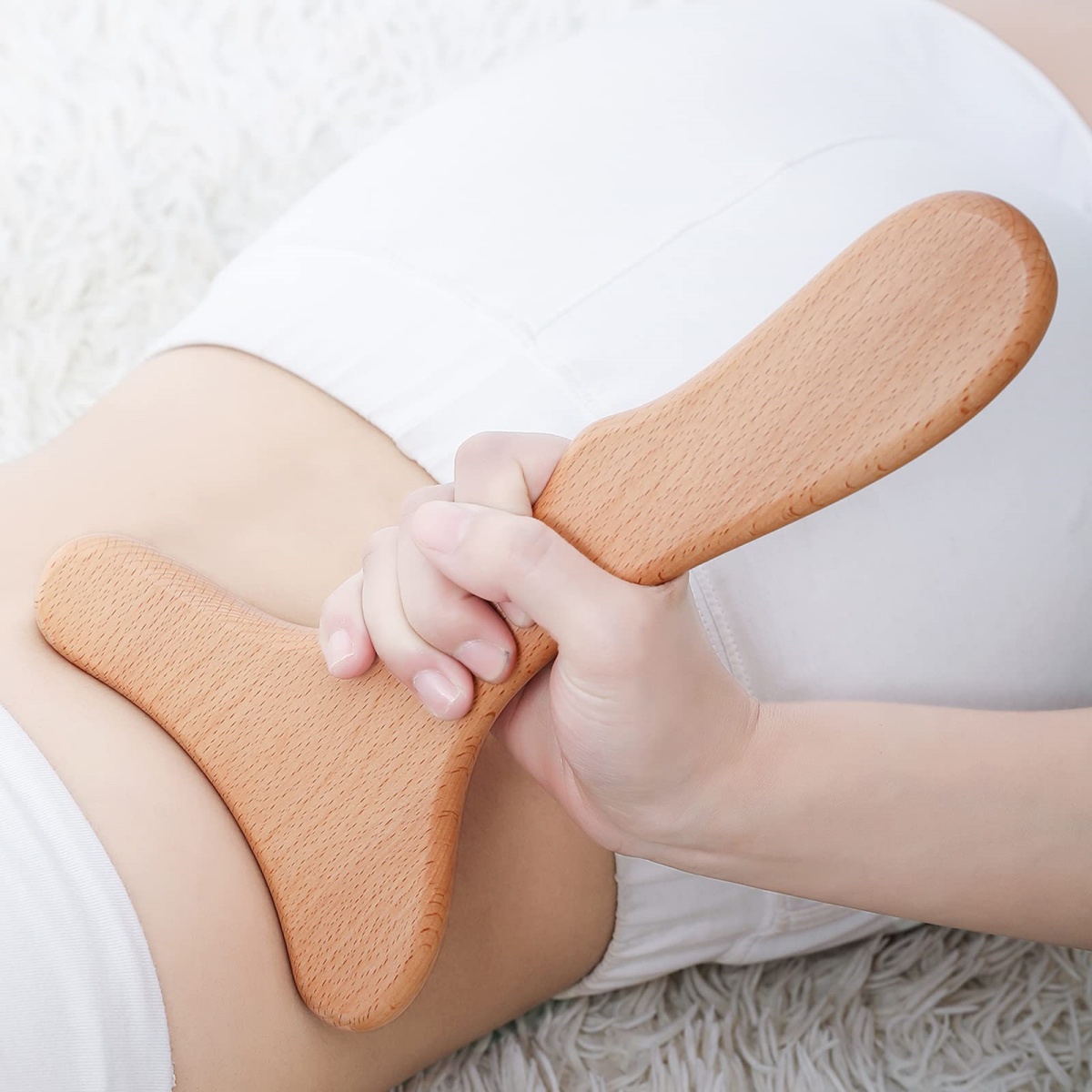 Home Spa Wellness - أداة تشكيل الجسم الخشبية، أداة مادروتيرابيا