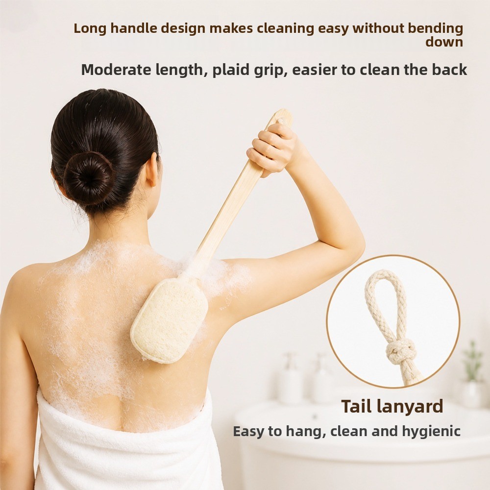 فرشاة استحمام طبيعية مزدوجة ال - مراجعة Body Loofah Natural وسعره