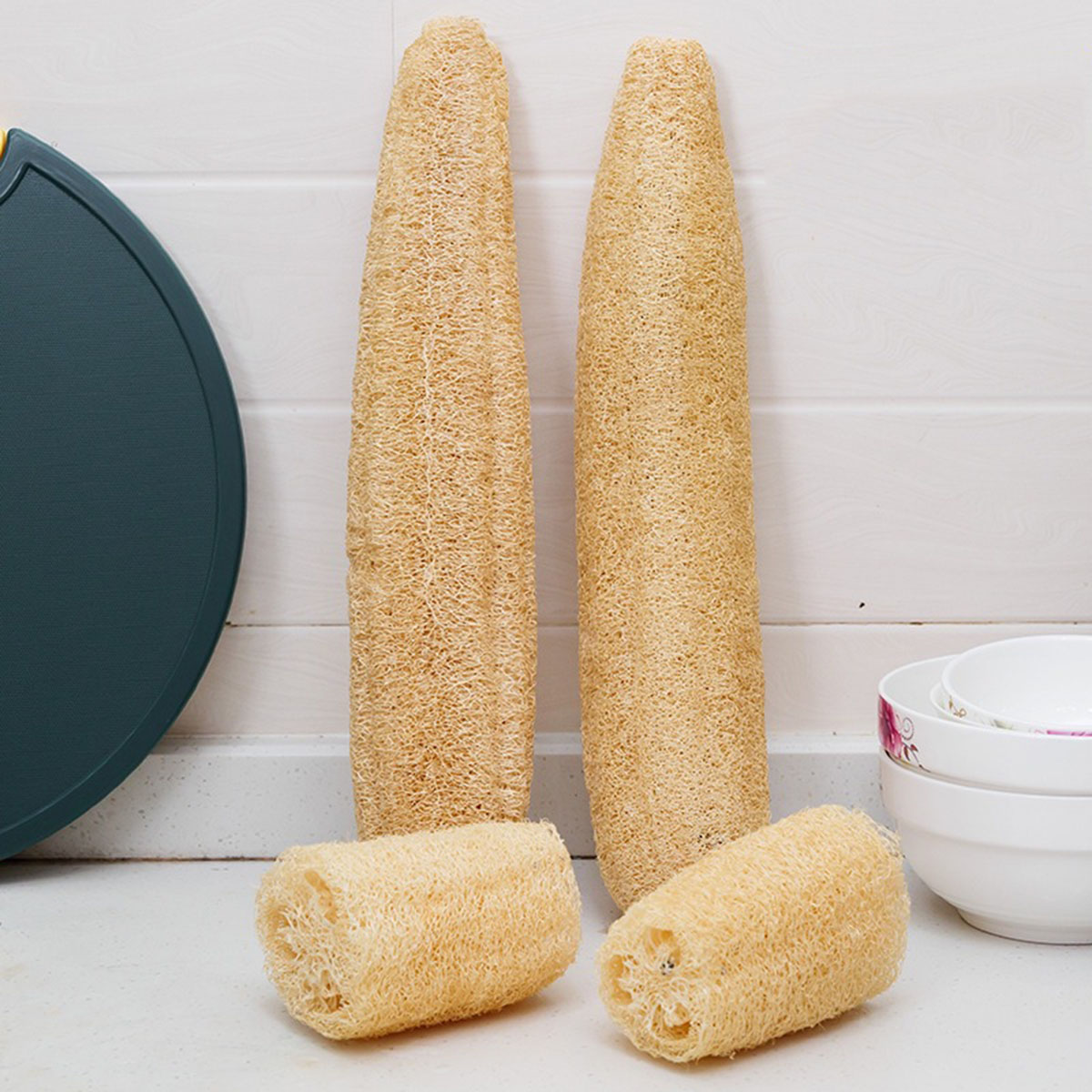 قطعة واحدة من إسفنجة اللوف الط - مراجعة Body Loofah Natural وسعره