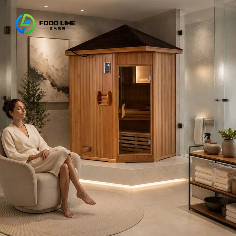 غرفة ساونا زاوية كهربائية حديث - مراجعة Home Spa Wellness وسعره